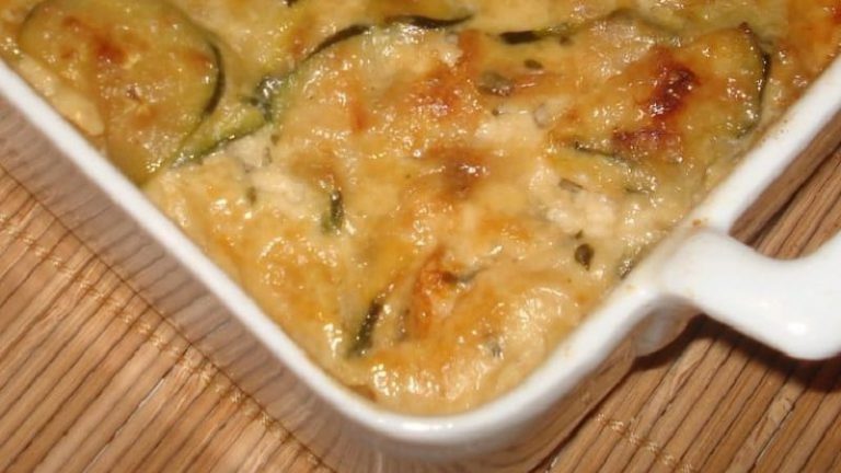 Gratin de courgettes au chèvre