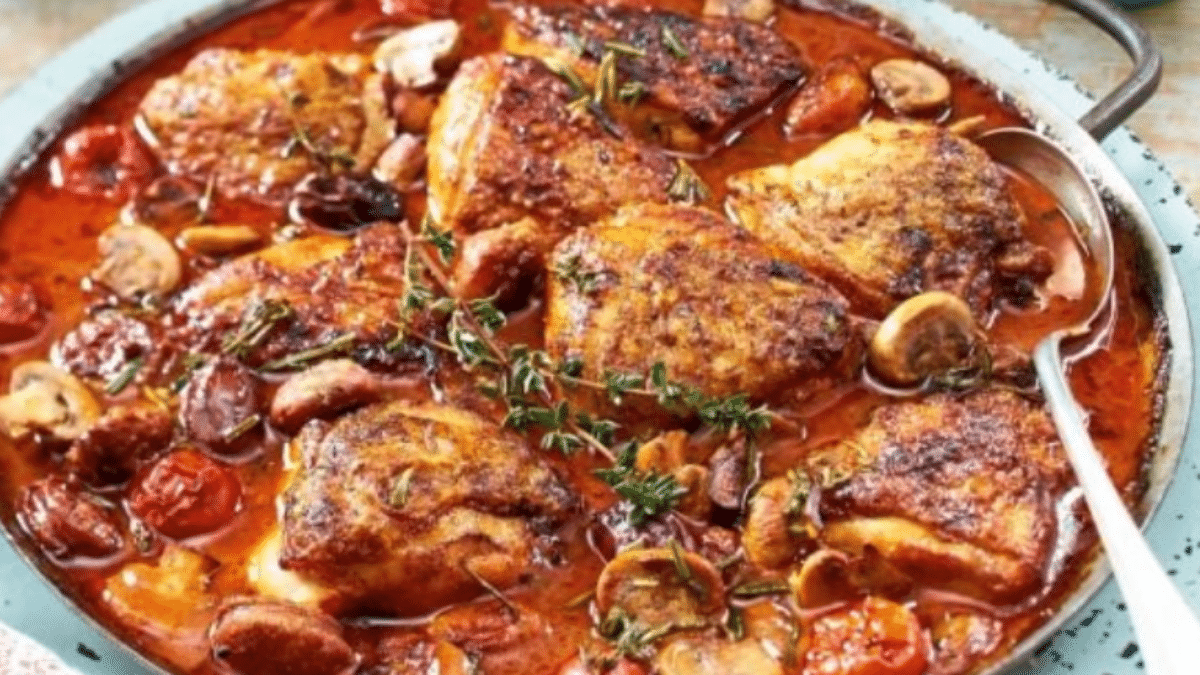 Poulet à l'italienne traditionnelle