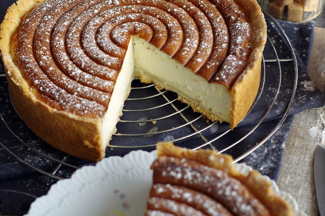 Tarte alsacienne au fromage blanc: