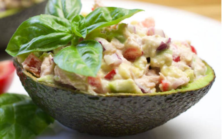 Avocats farcis aux rillettes de thon