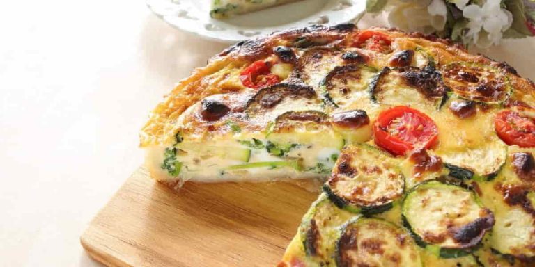 QUICHE SANS PÂTE AUX COURGETTES