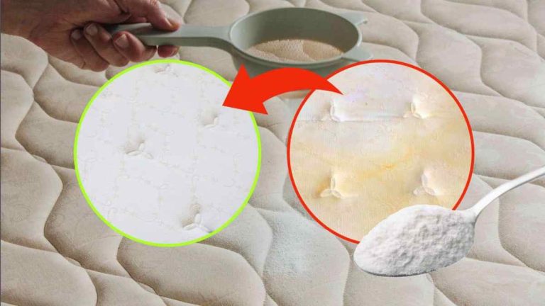 Effet incroyable du bicarbonate de soude sur le matelas