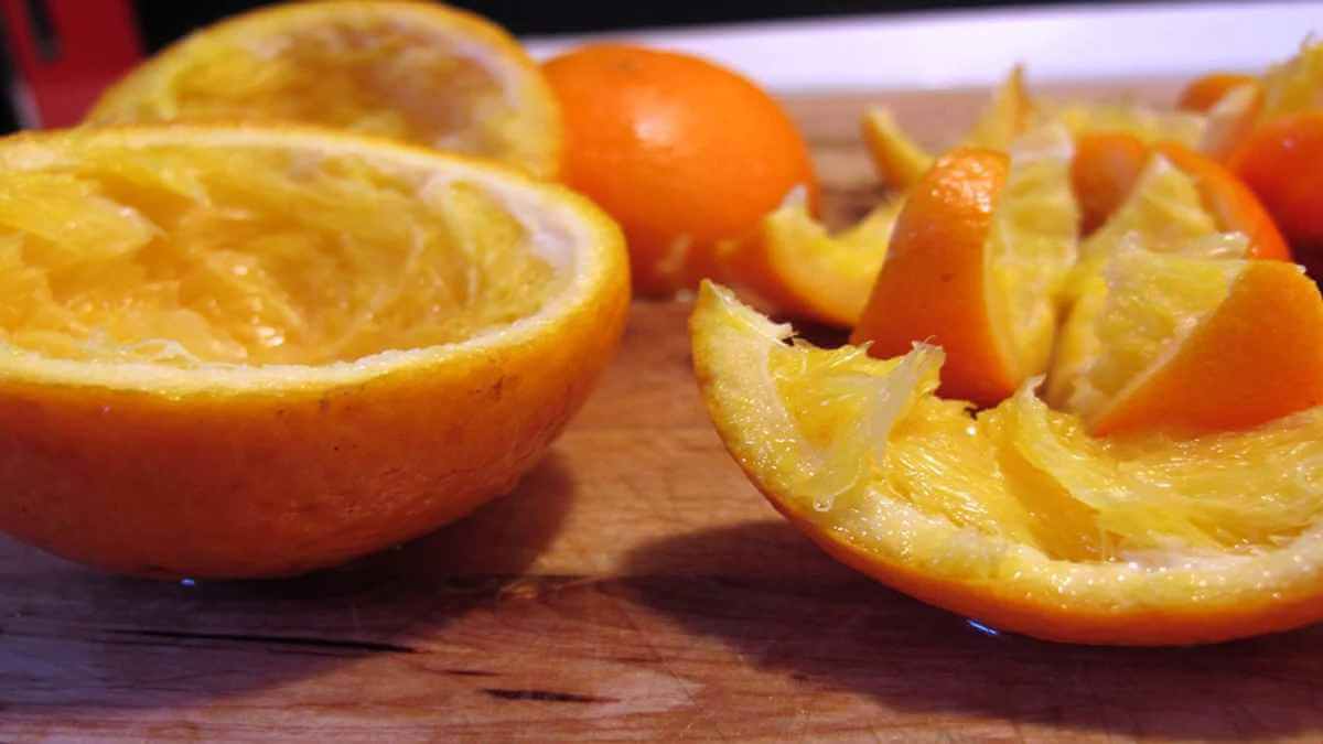 Avec des oranges pressés dites adieu aux détergents