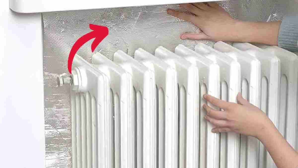 Voici comment réduire la consommation du radiateur avec l’astuce du foil