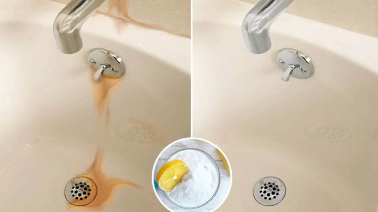 2 astuces pour enlever les taches d'orange des toilettes et de la baignoire