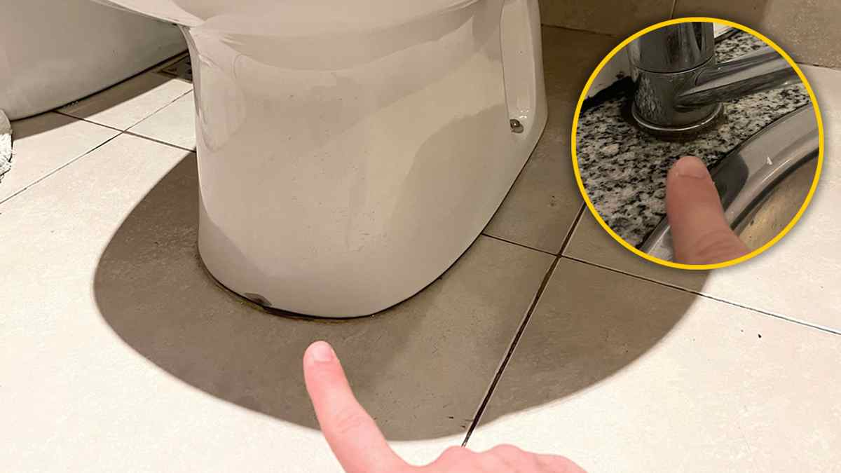 Comment supprimer le cercle noir autour de la base des robinets ou des toilettes