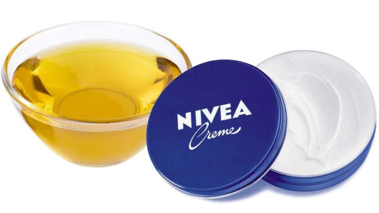 crème Nivea et l'huile d'olive pour rajeunir votre visage