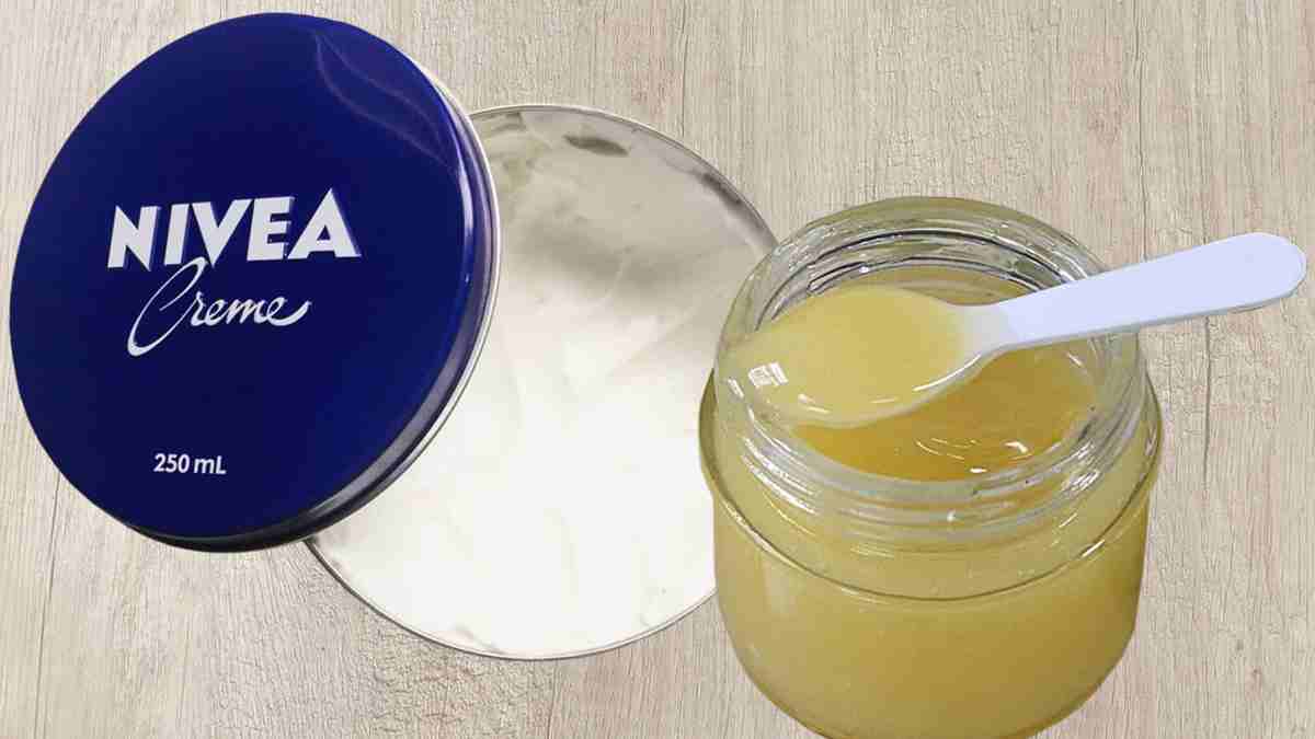 crème Nivea avec du miel