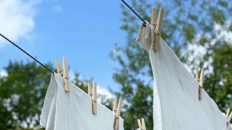 linge parfaitement blanc