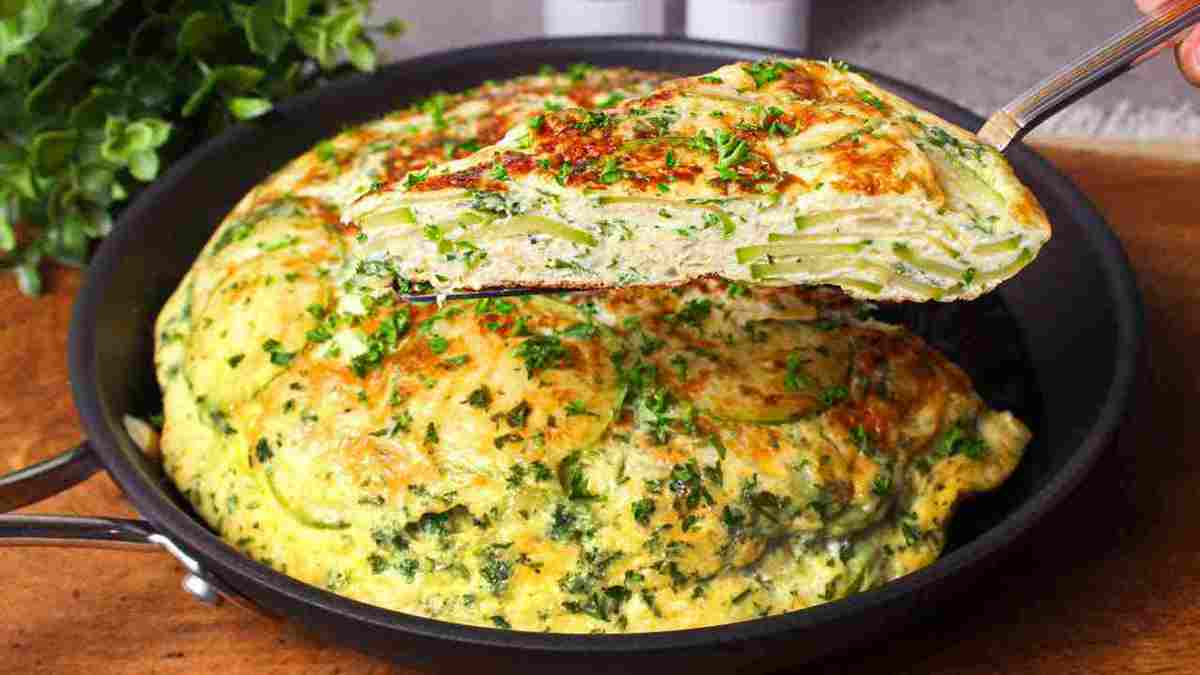 omelette aux courgettes