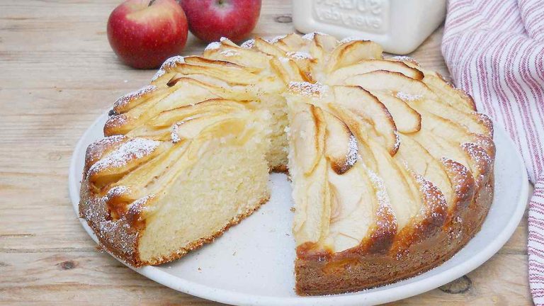 Le Gâteau aux 2 Ricotta et aux Pommes