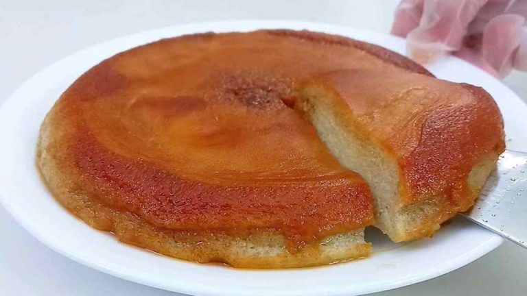 Gâteau au lait et à la banane