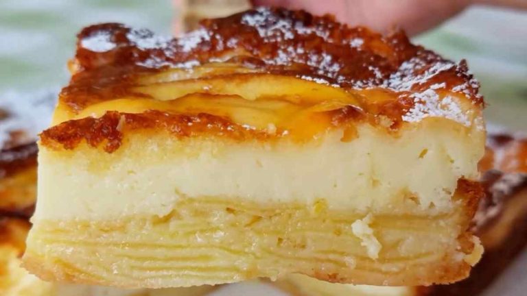 Tarte aux pommes et à la crème