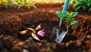 Macérat d’oignon et compost d’épluchures